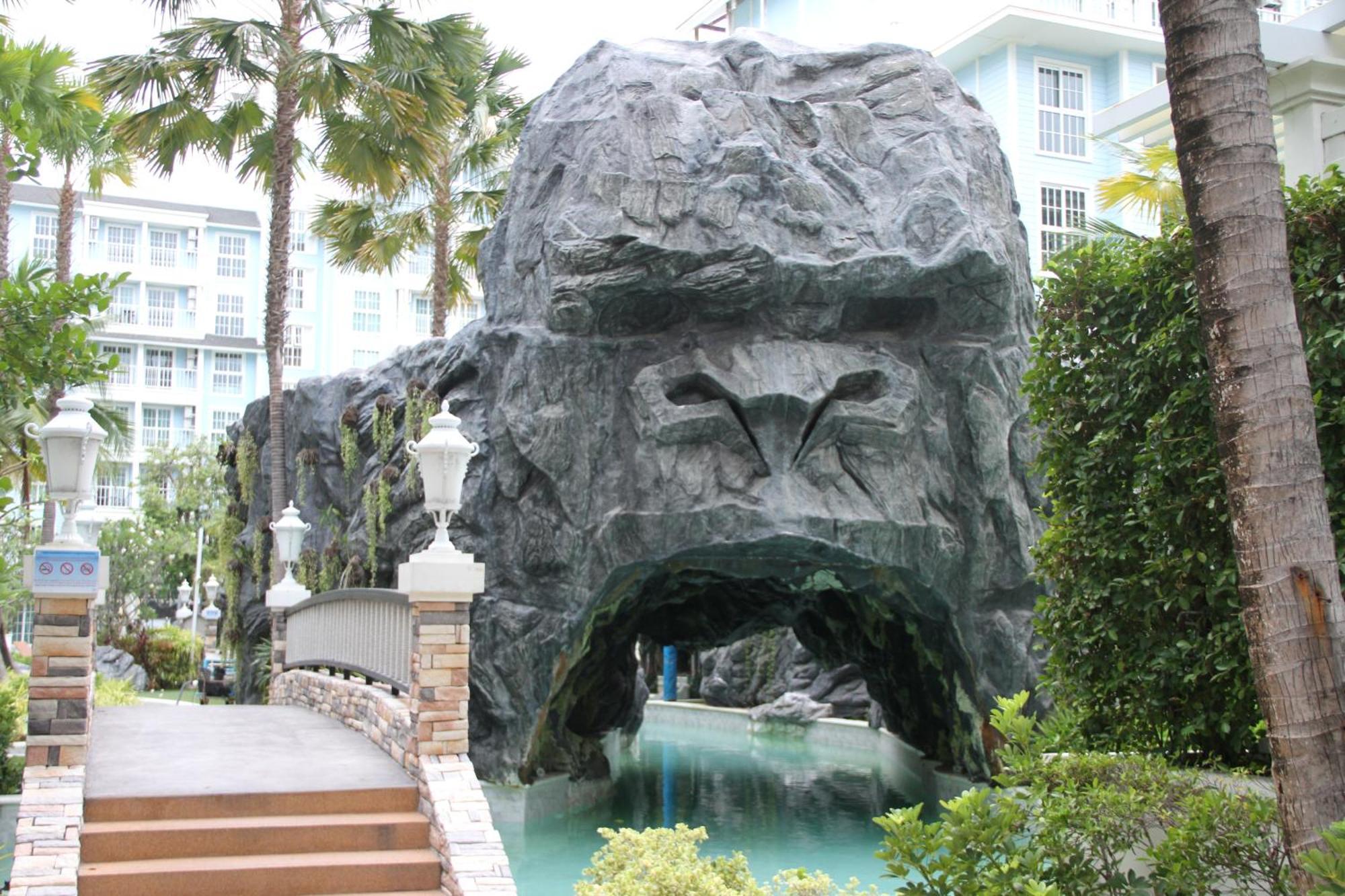 Grand Florida芭提雅带免费游泳池温泉和健身房和办公区水上花园公寓e208 Praia de Jomtien Exterior foto