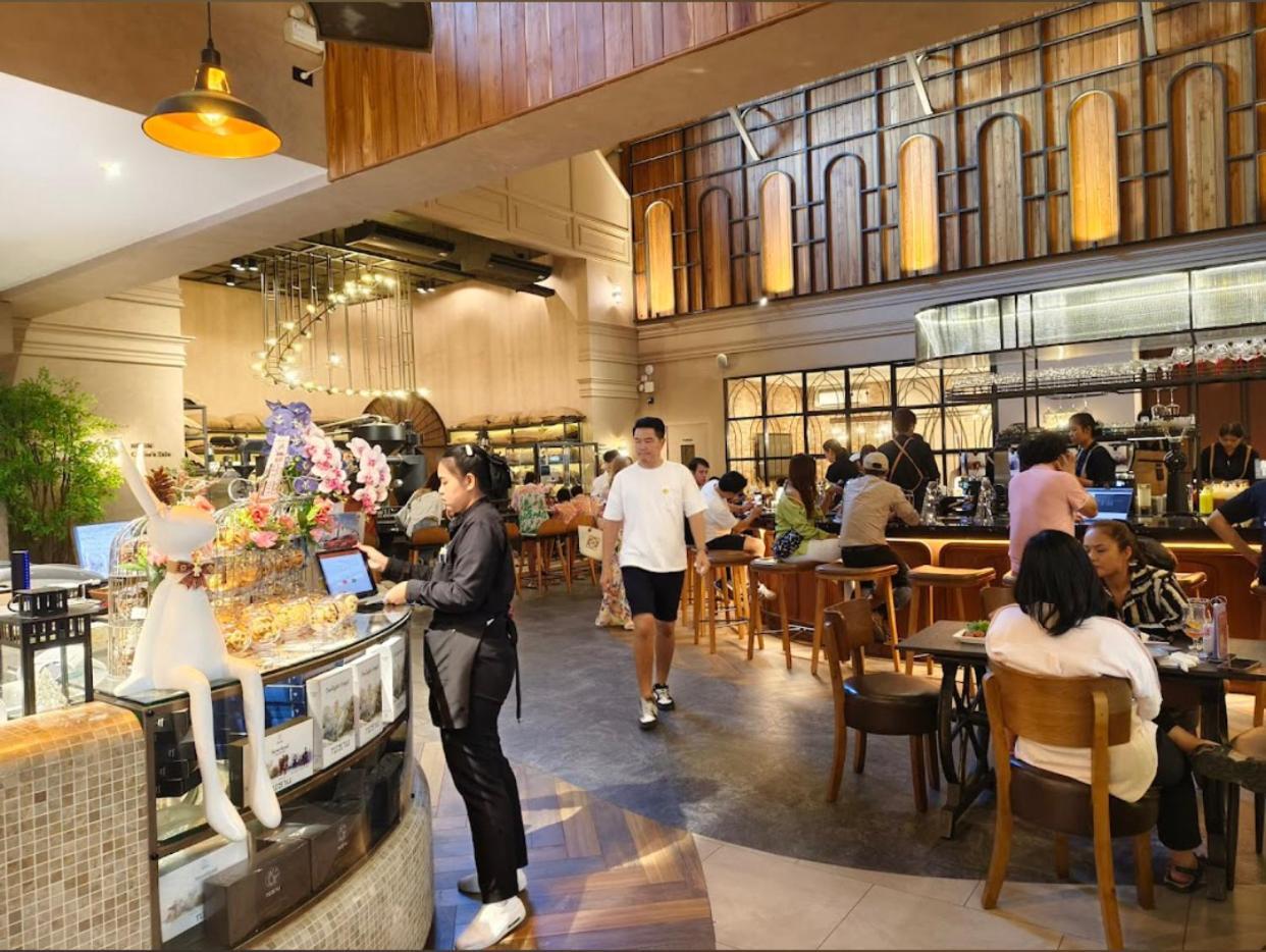 Grand Florida芭提雅带免费游泳池温泉和健身房和办公区水上花园公寓e208 Praia de Jomtien Exterior foto